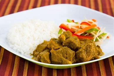 Curry Goat with Rice