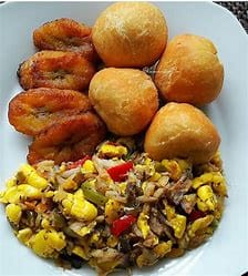 Ackee, Saltfish & Dumplings